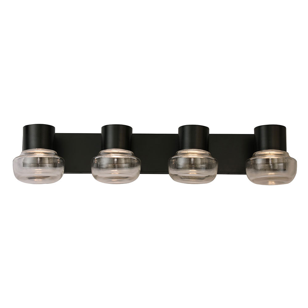 Eglo Belby 204454A Bath Vanity Light 8 in. wide - Black
