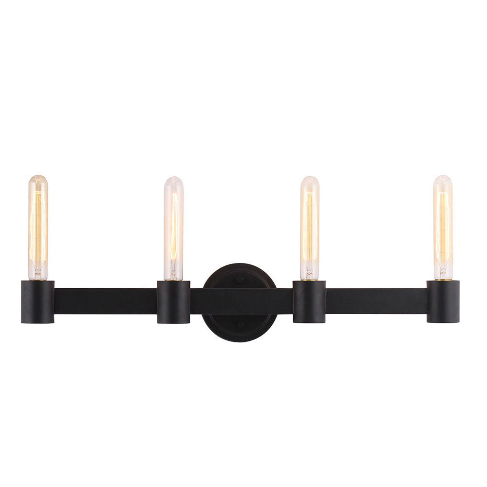 Eglo Broyles 204556A Bath Vanity Light 5 in. wide - Matte Black