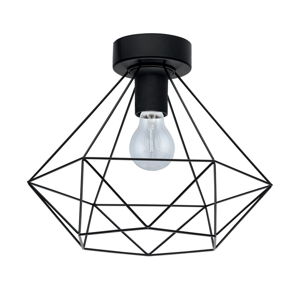 Eglo Tarbes 43004A Ceiling Light - Matte Black