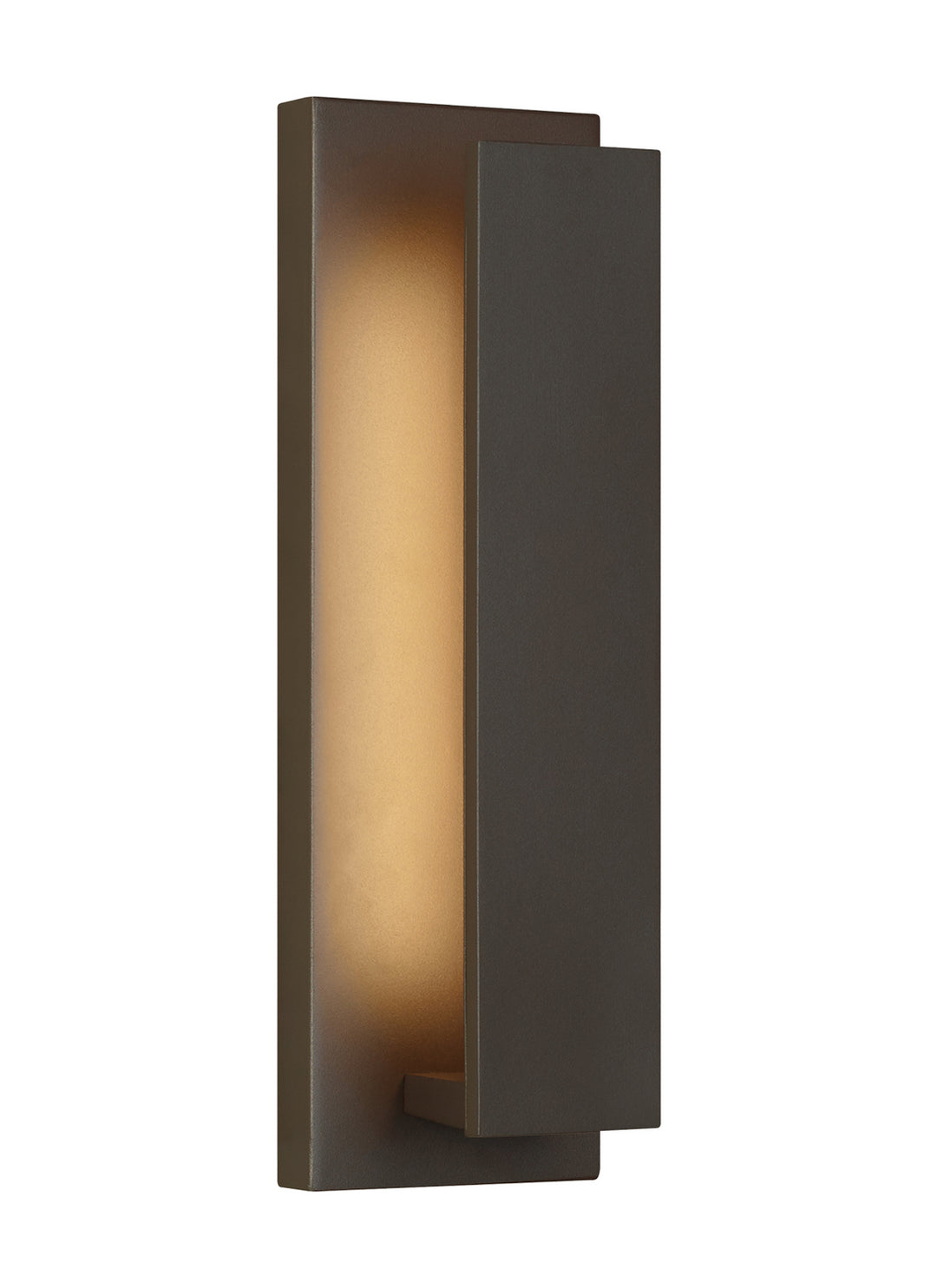 Visual Comfort Modern 700OWNTE17Z-LED930 Nate Led Outdoor Wall Mount Outdoor Bronze / Dark