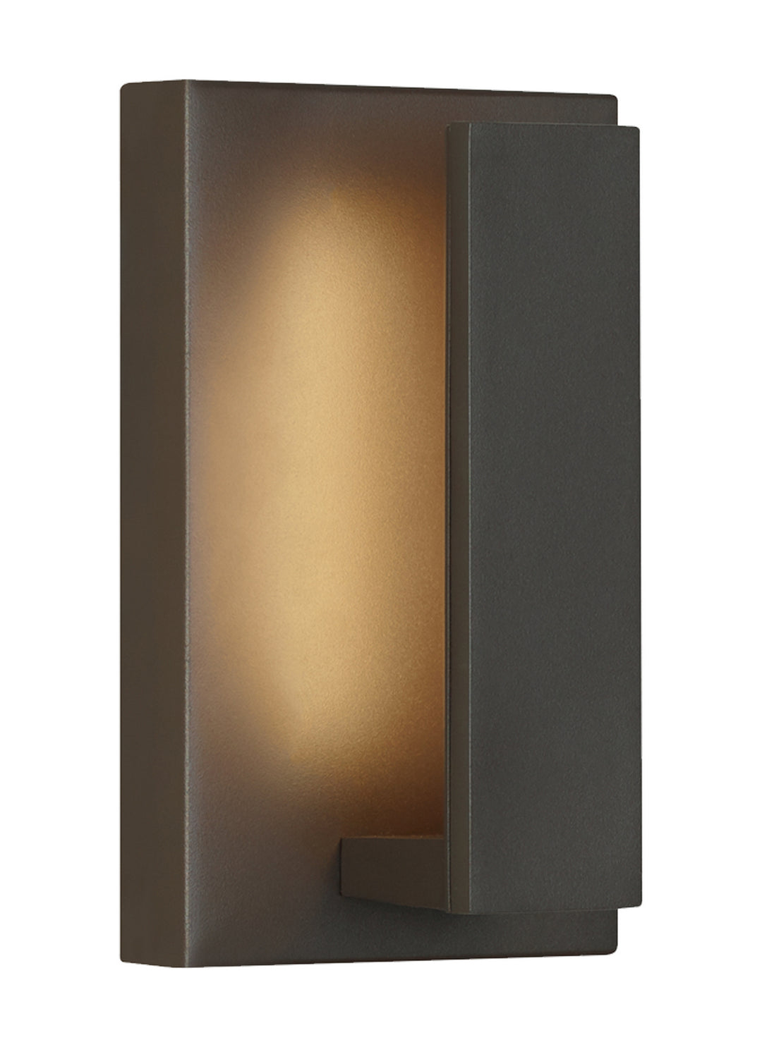 Visual Comfort Modern 700OWNTE9Z-LED930 Nate Led Outdoor Wall Mount Outdoor Bronze / Dark