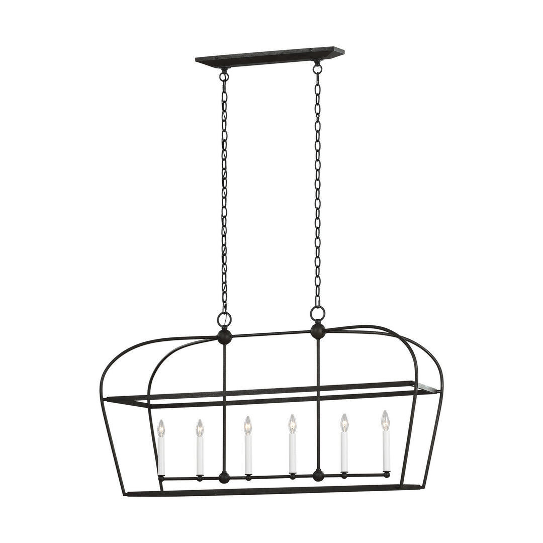 Visual Comfort Studio Stonington CC1216SMS Chandelier Light - Smith Steel