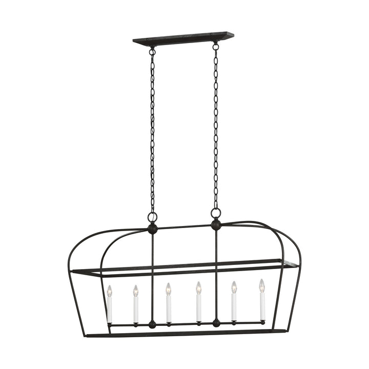 Visual Comfort Studio Stonington CC1216SMS Chandelier Light - Smith Steel