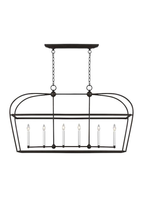 Visual Comfort Studio Stonington CC1216SMS Chandelier Light - Smith Steel