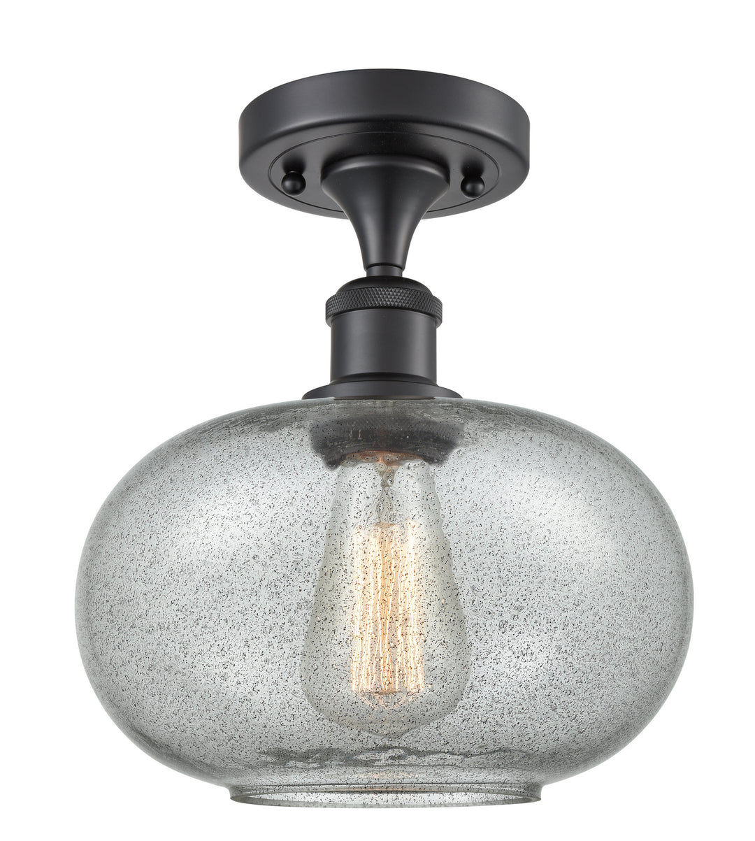 Innovations Ballston 516-1C-BK-G247-LED Ceiling Light - Matte Black