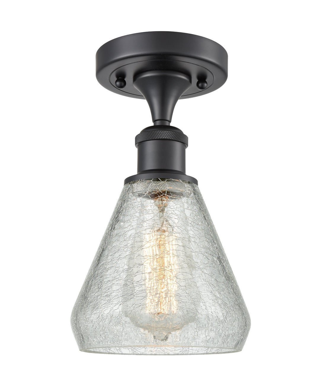 Innovations Ballston 516-1C-BK-G275-LED Ceiling Light - Matte Black