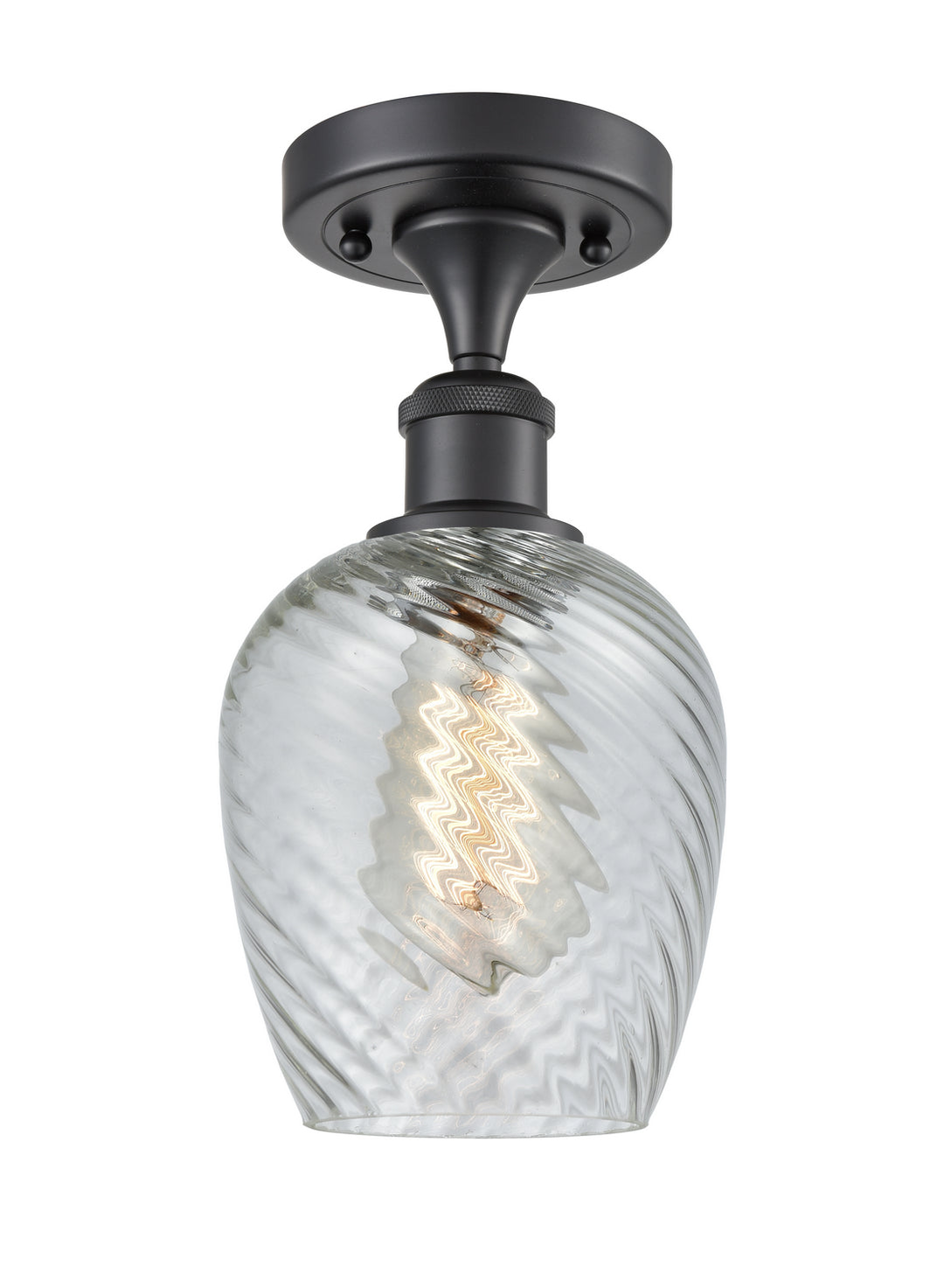 Innovations Ballston 516-1C-BK-G292-LED Ceiling Light - Matte Black