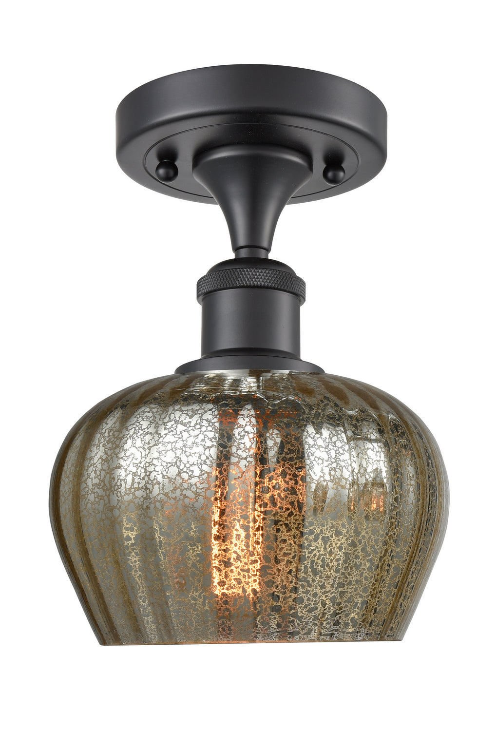Innovations Ballston 516-1C-BK-G96-LED Ceiling Light - Matte Black
