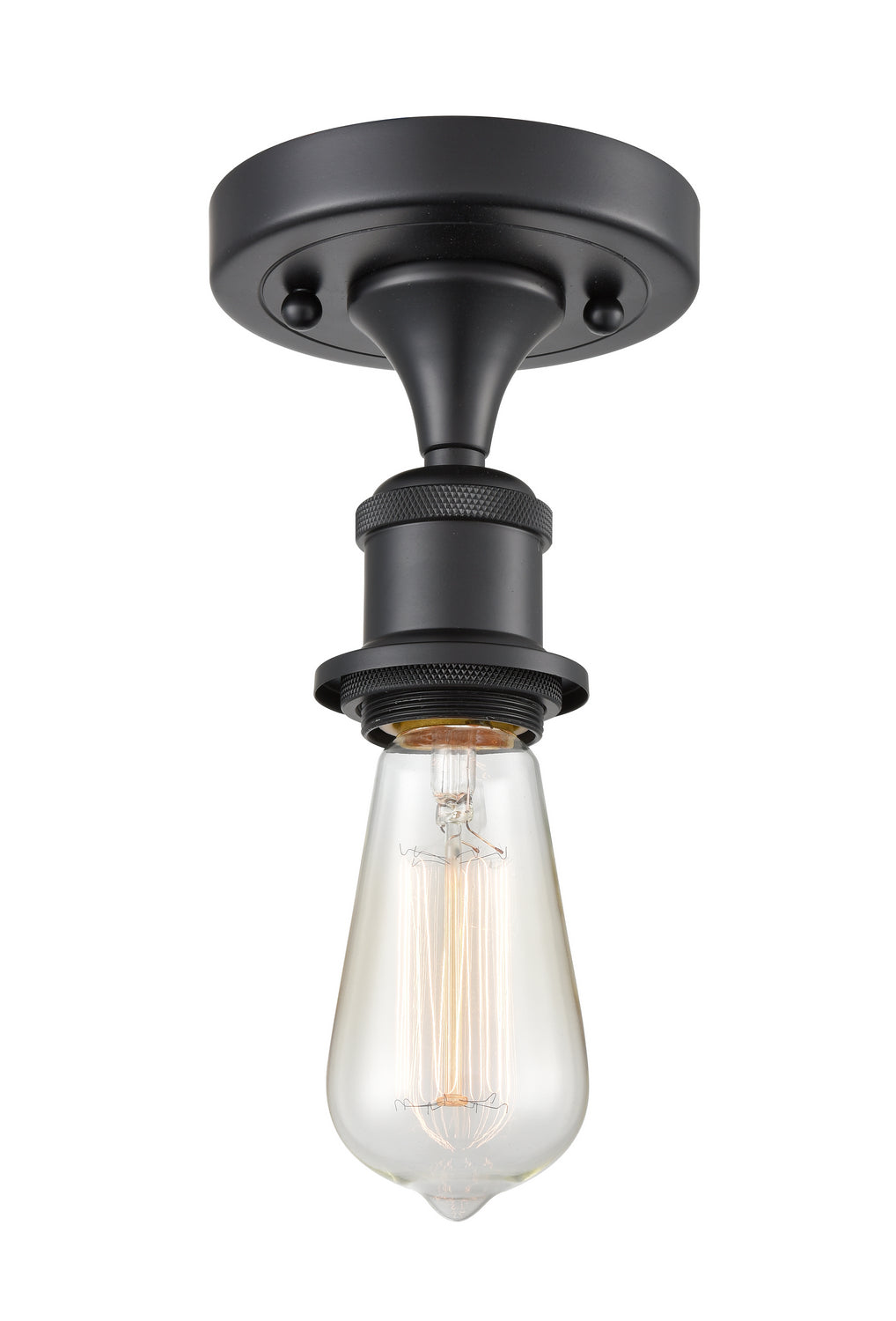 Innovations Ballston 516-1C-BK-LED Ceiling Light - Matte Black