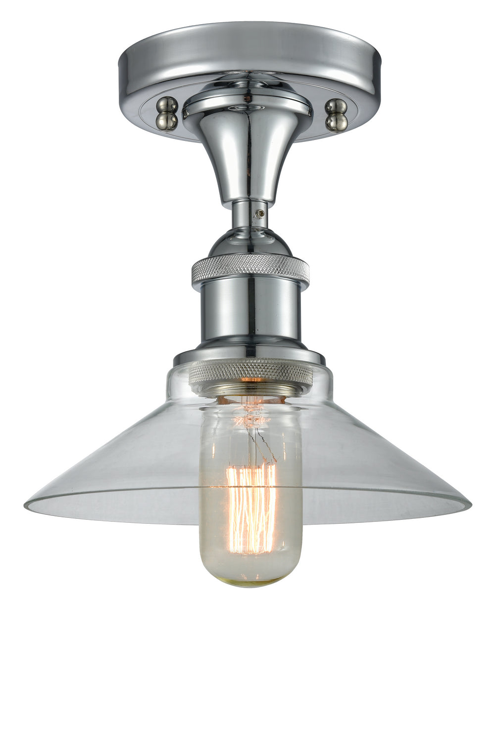 Innovations Ballston 516-1C-PC-G132-LED Ceiling Light - Polished Chrome