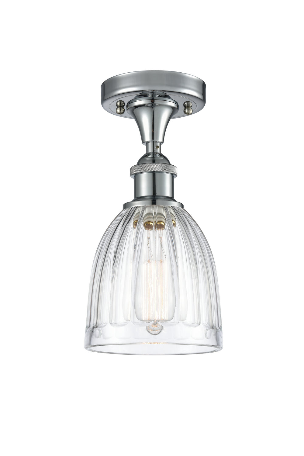 Innovations Ballston 516-1C-PC-G442 Ceiling Light - Polished Chrome