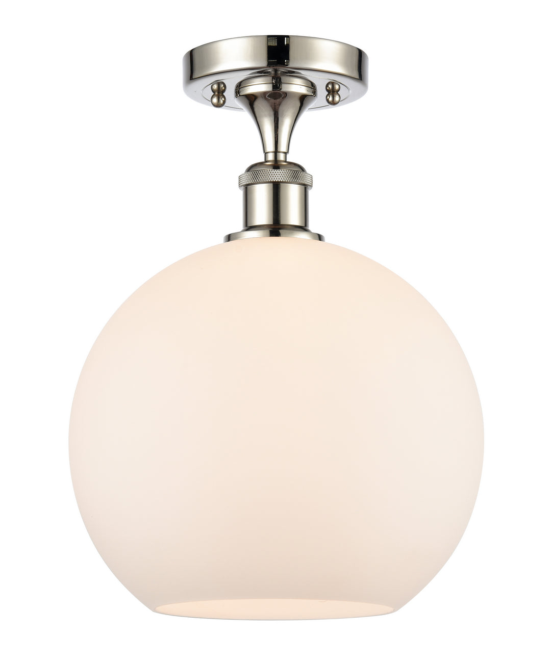 Innovations Ballston 516-1C-PN-G121-10 Ceiling Light - Polished Nickel
