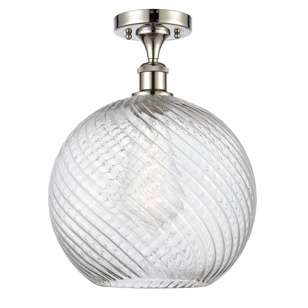 Innovations Ballston 516-1C-PN-G1214-12 Ceiling Light - Polished Nickel