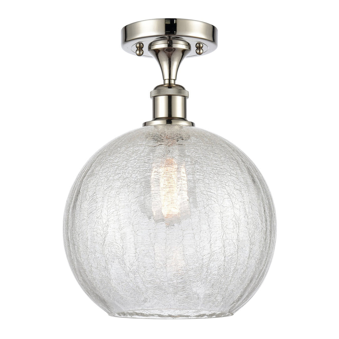 Innovations Ballston 516-1C-PN-G125-10 Ceiling Light - Polished Nickel