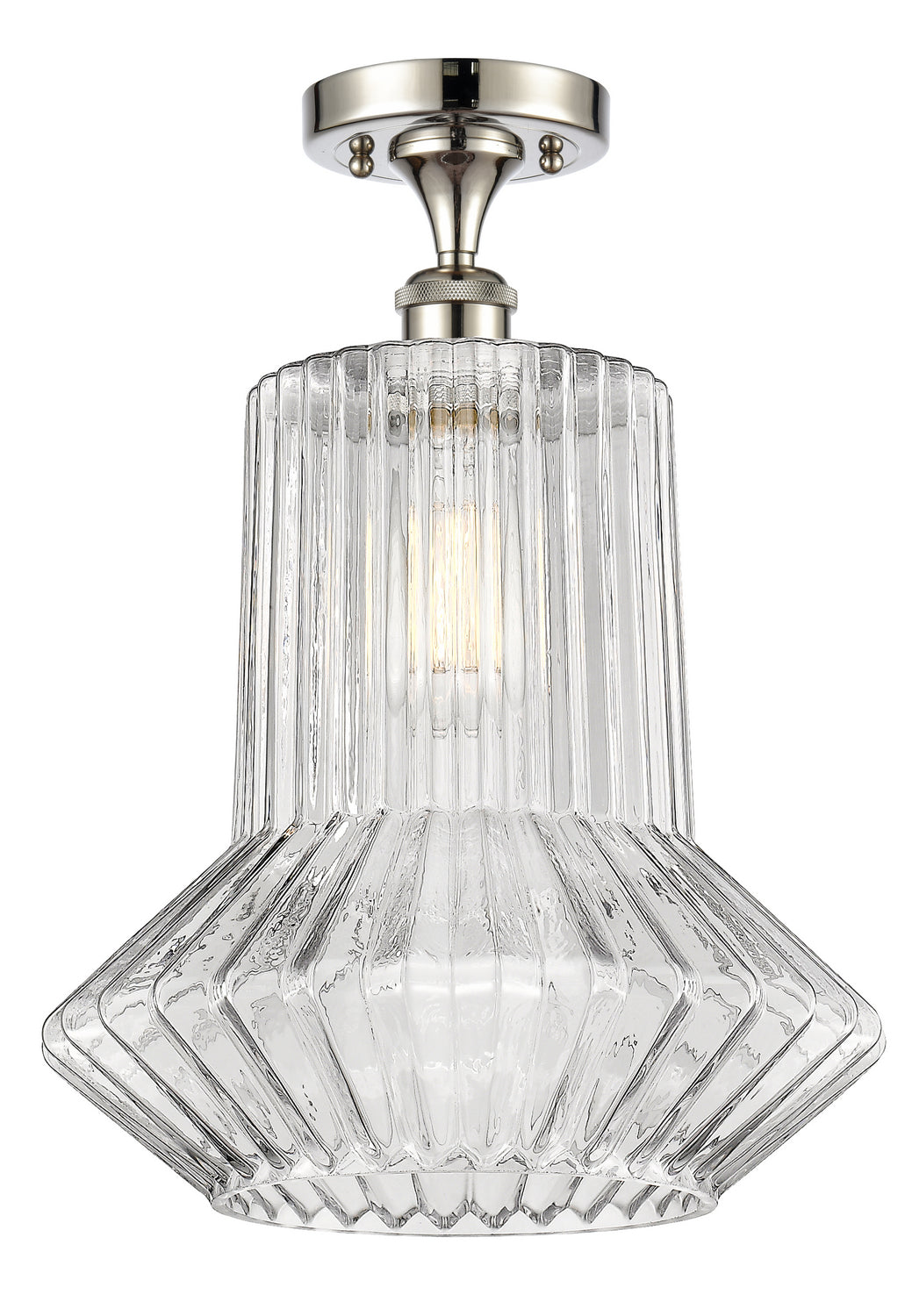 Innovations Ballston 516-1C-PN-G212 Ceiling Light - Polished Nickel