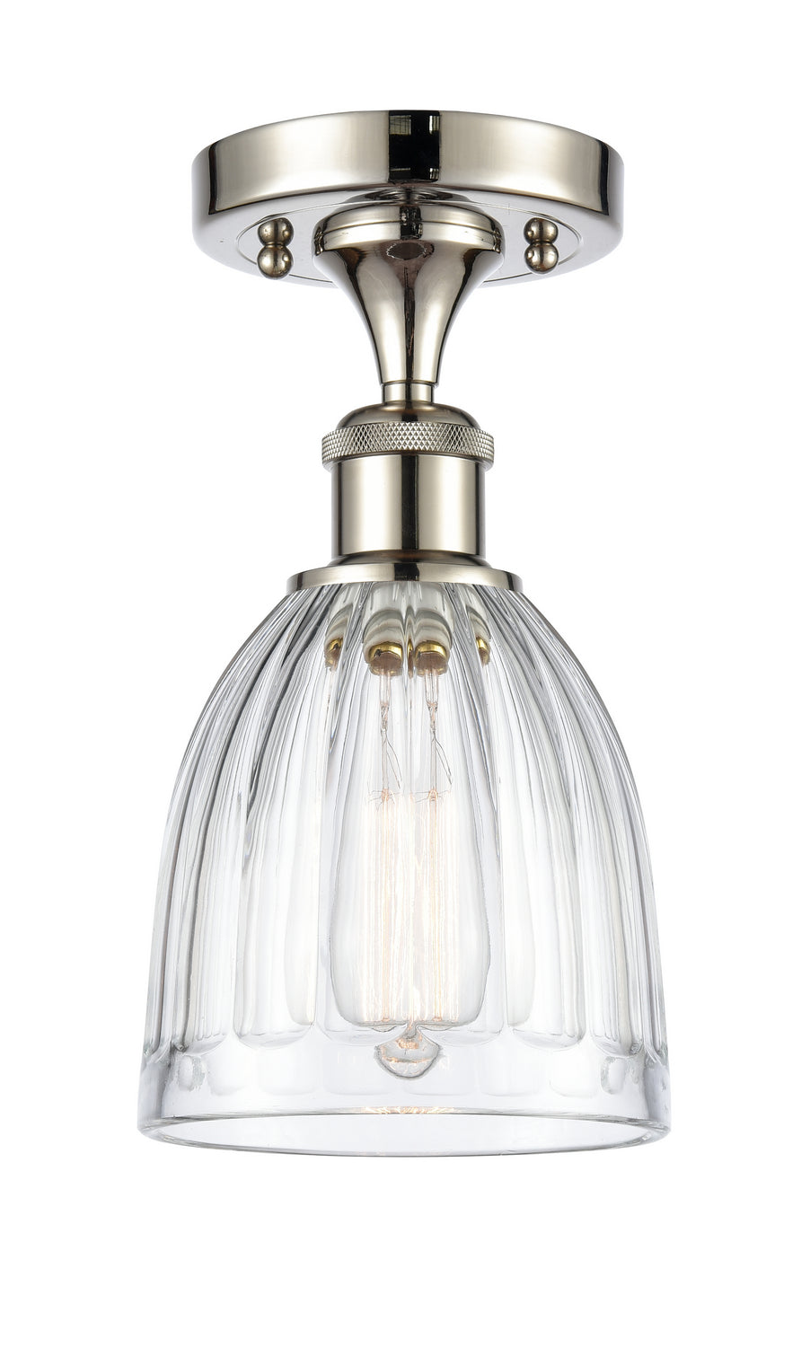 Innovations Ballston 516-1C-PN-G442 Ceiling Light - Polished Nickel