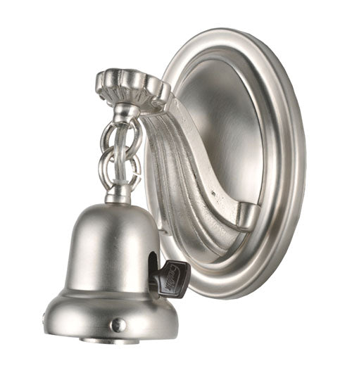 Meyda Tiffany Lighting 103946 Sconce One Light Wall Sconce Utility Light Pewter, Nickel, Silver