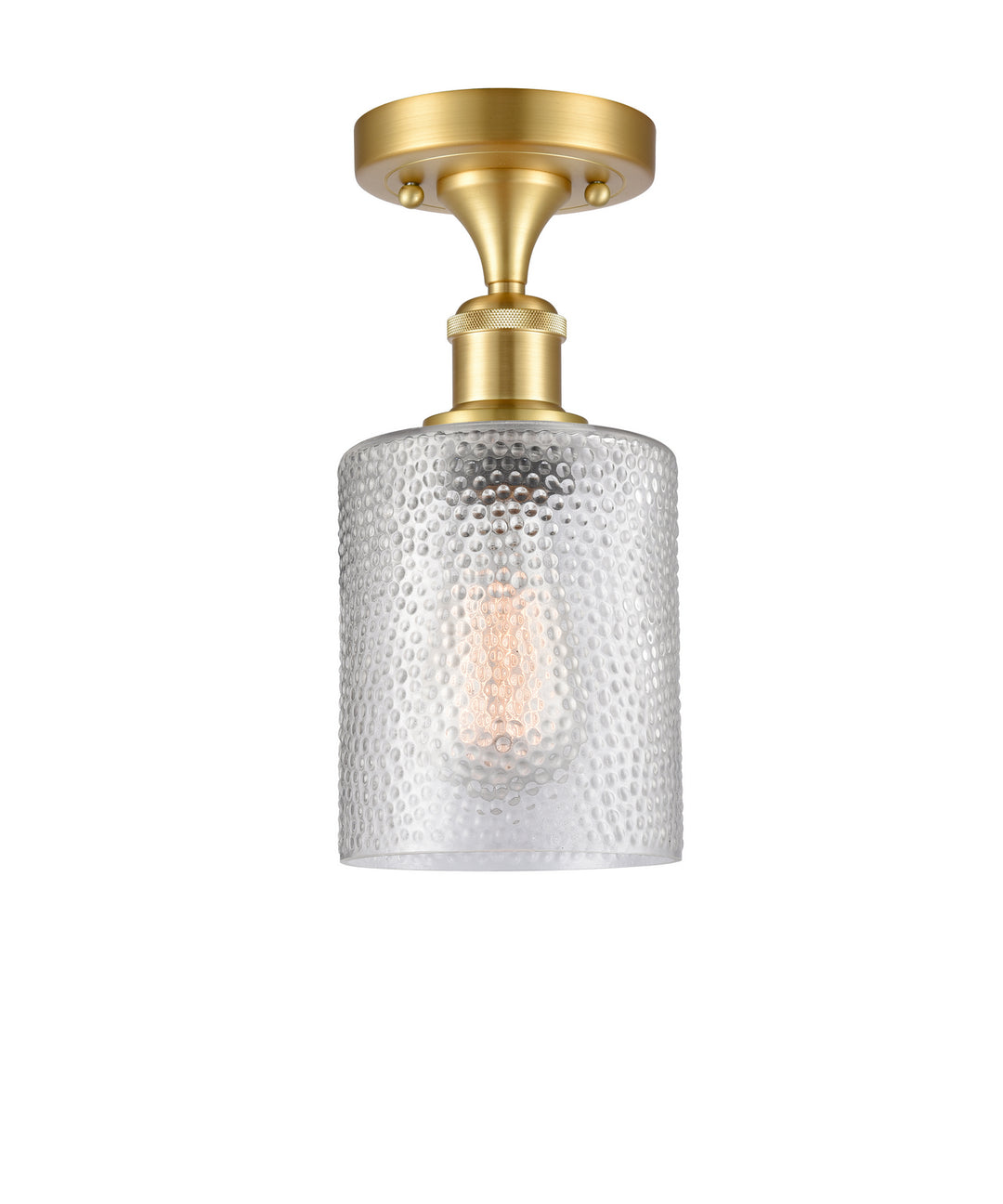 Innovations Ballston 516-1C-SG-G112 Ceiling Light - Satin Gold