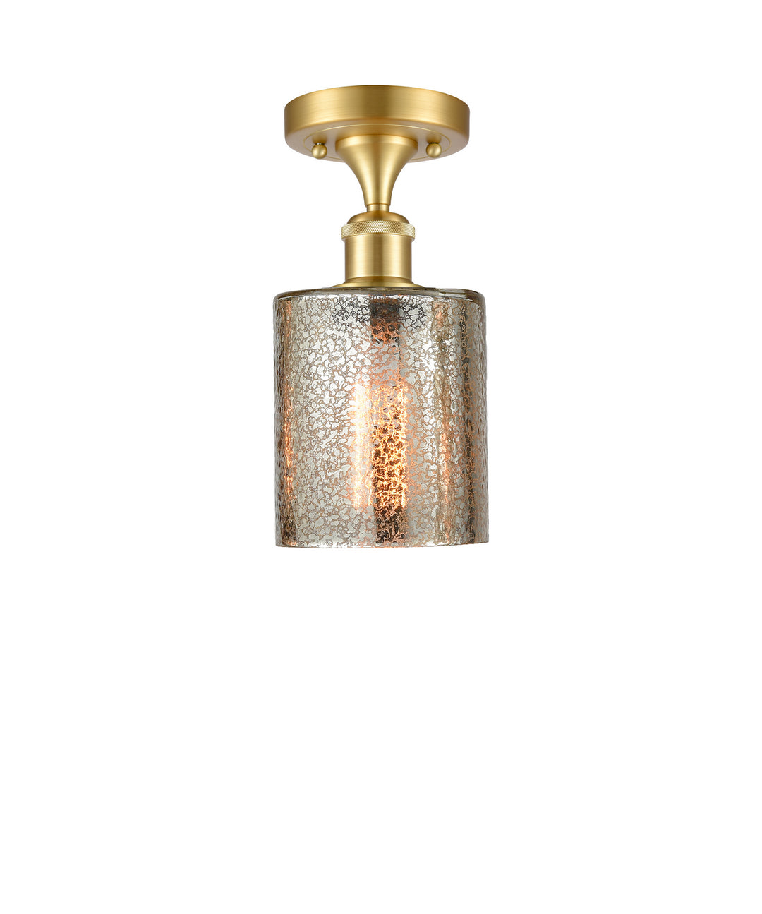 Innovations Ballston 516-1C-SG-G116 Ceiling Light - Satin Gold