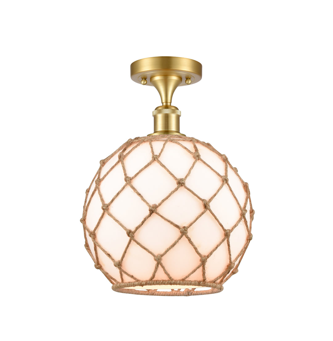 Innovations Ballston 516-1C-SG-G121-10RB Ceiling Light - Satin Gold