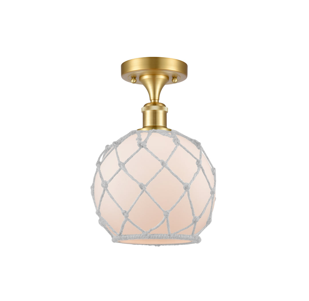 Innovations Ballston 516-1C-SG-G121-8RW Ceiling Light - Satin Gold
