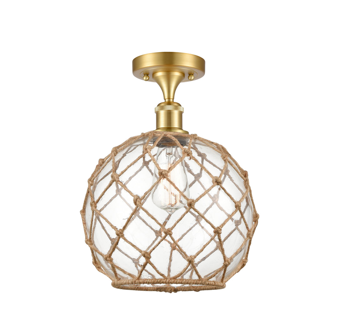 Innovations Ballston 516-1C-SG-G122-10RB Ceiling Light - Satin Gold