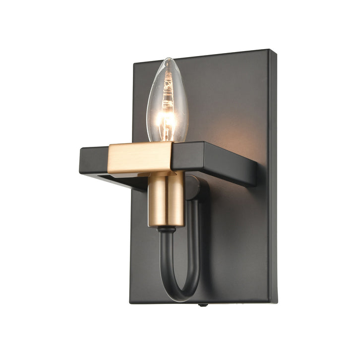Elk Heathrow 15451/1 Wall Sconce Light - Matte Black