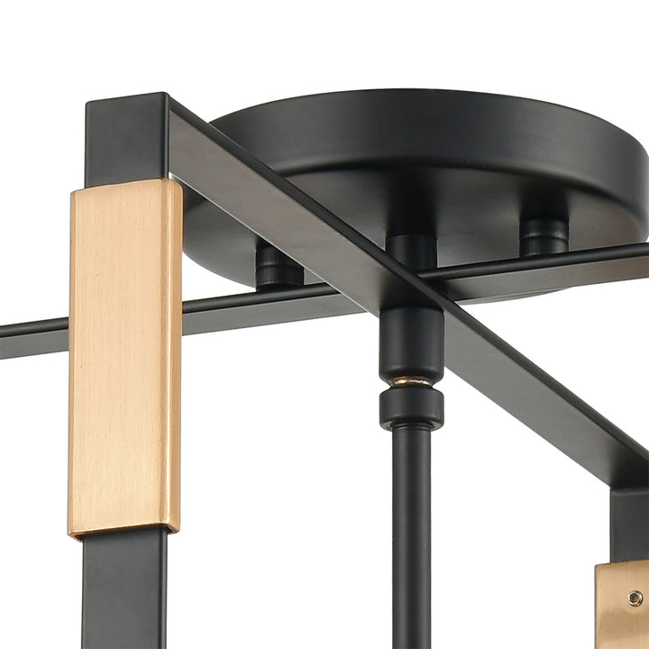 Elk Heathrow 15454/3 Ceiling Light - Matte Black