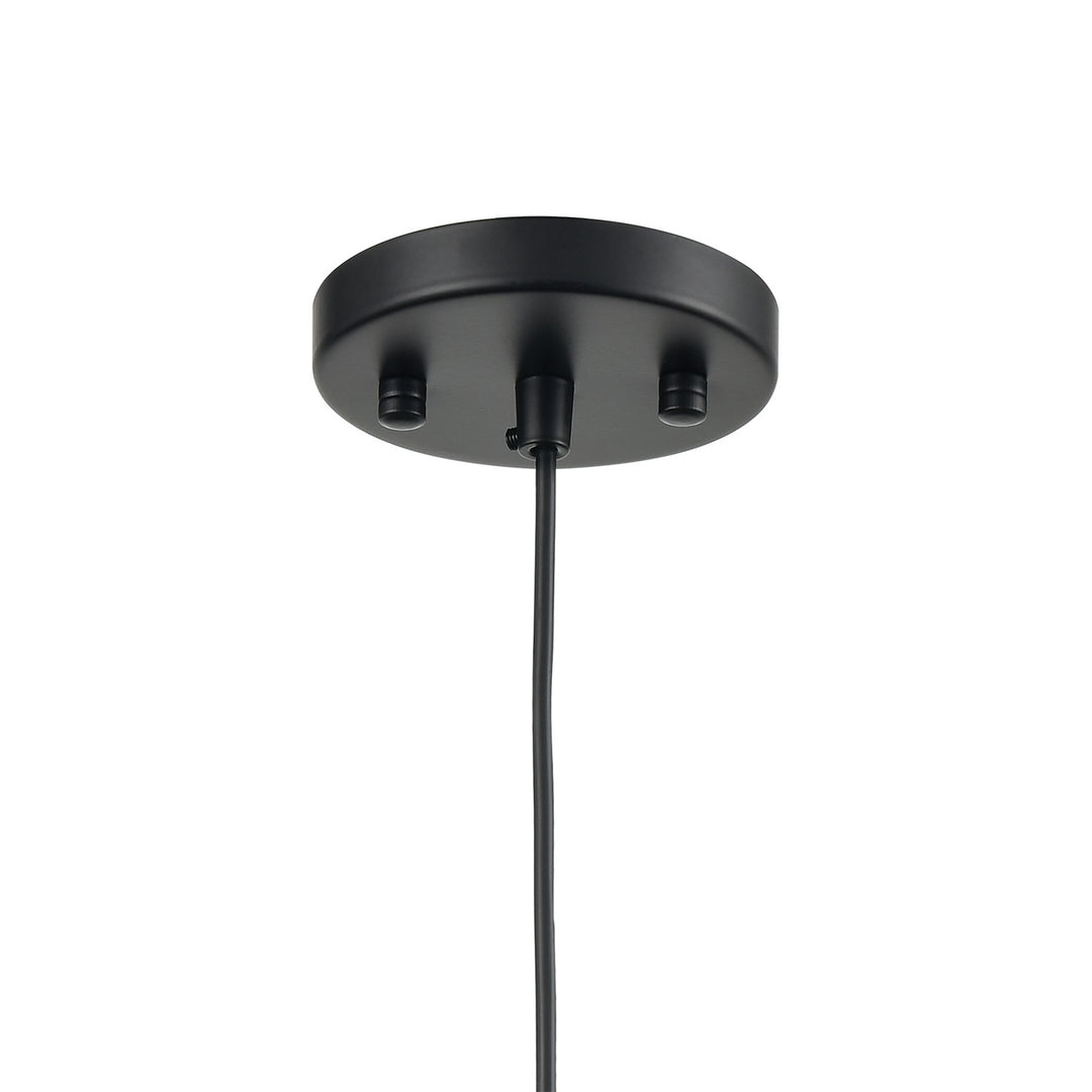 Elk Heathrow 15455/1 Pendant Light - Matte Black