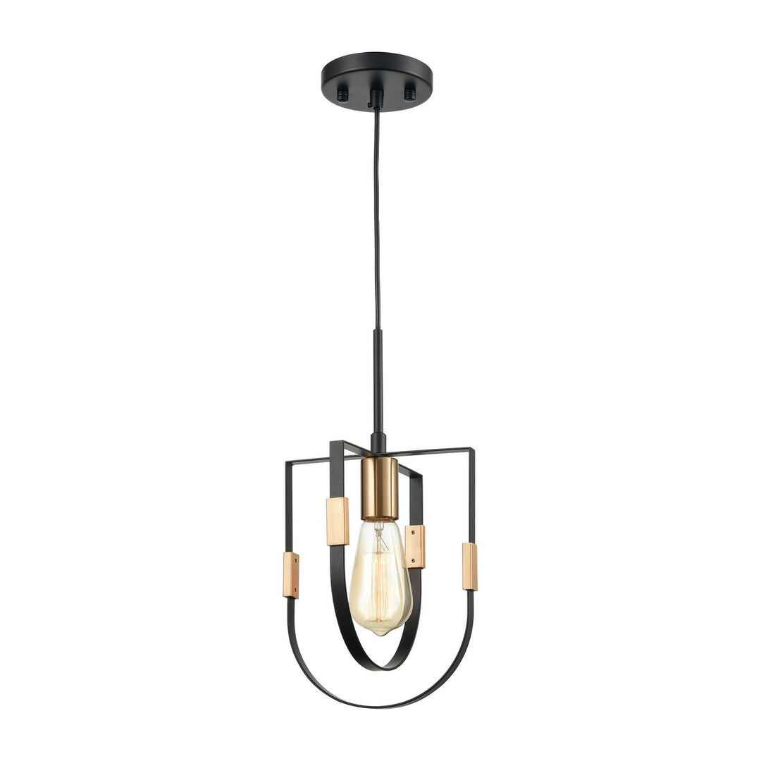 Elk Heathrow 15455/1 Pendant Light - Matte Black