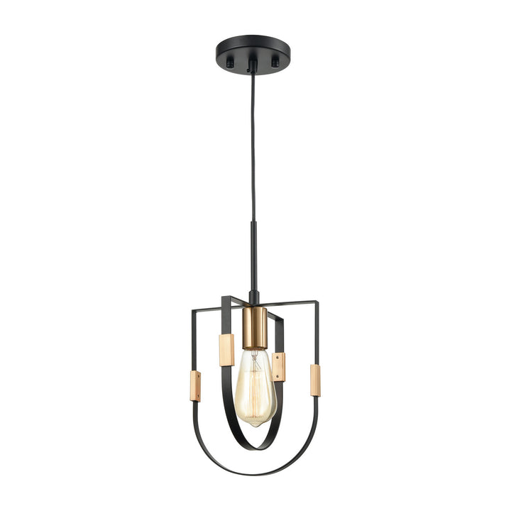 Elk Heathrow 15455/1 Pendant Light - Matte Black
