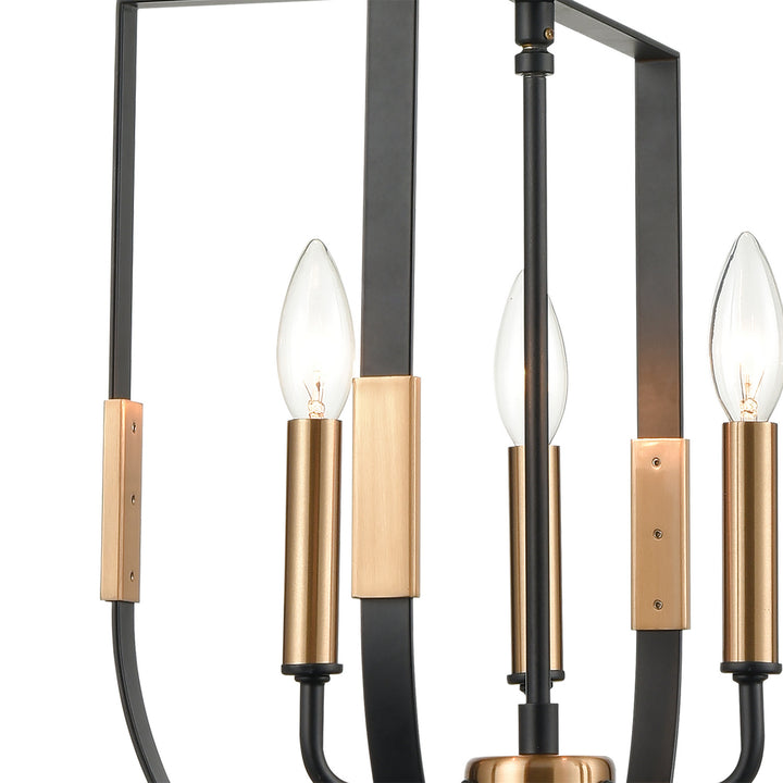Elk Heathrow 15456/3 Chandelier Light - Matte Black
