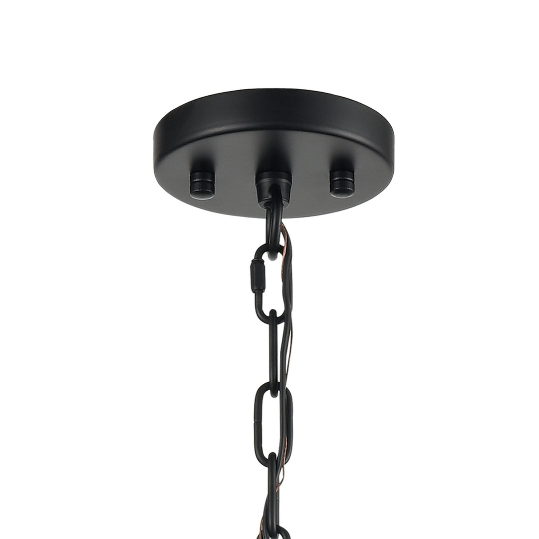 Elk Heathrow 15456/3 Chandelier Light - Matte Black