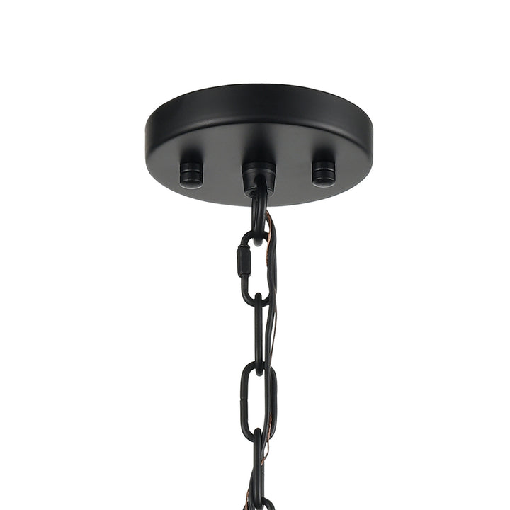 Elk Heathrow 15456/3 Chandelier Light - Matte Black