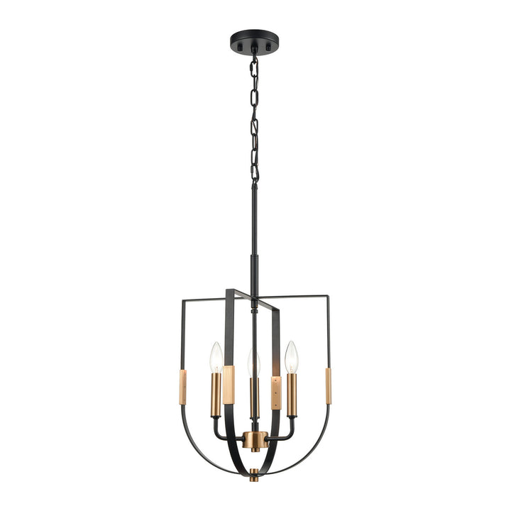Elk Heathrow 15456/3 Chandelier Light - Matte Black