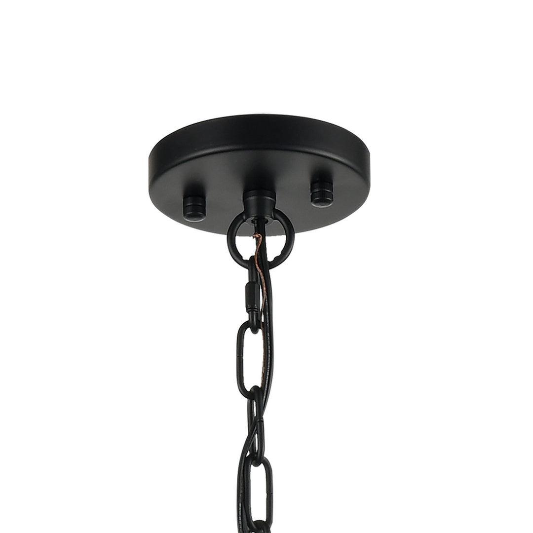 Elk Heathrow 15457/5 Chandelier Light - Matte Black