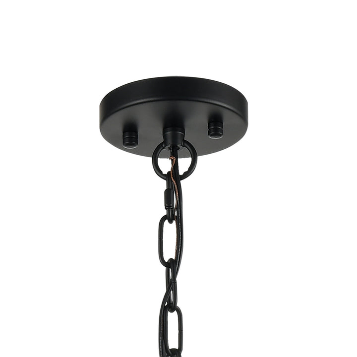 Elk Heathrow 15457/5 Chandelier Light - Matte Black