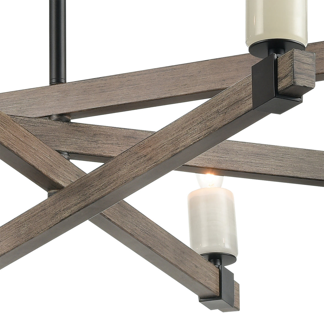 Elk Stone Manor 15466/8 Chandelier Light - Matte Black