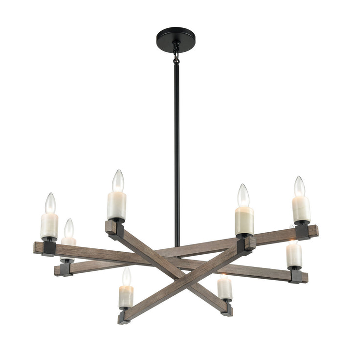 Elk Stone Manor 15466/8 Chandelier Light - Matte Black