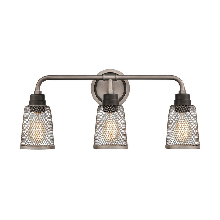 Elk Glencoe 15653/3 Bath Vanity Light 23 in. wide - Weathered Zinc