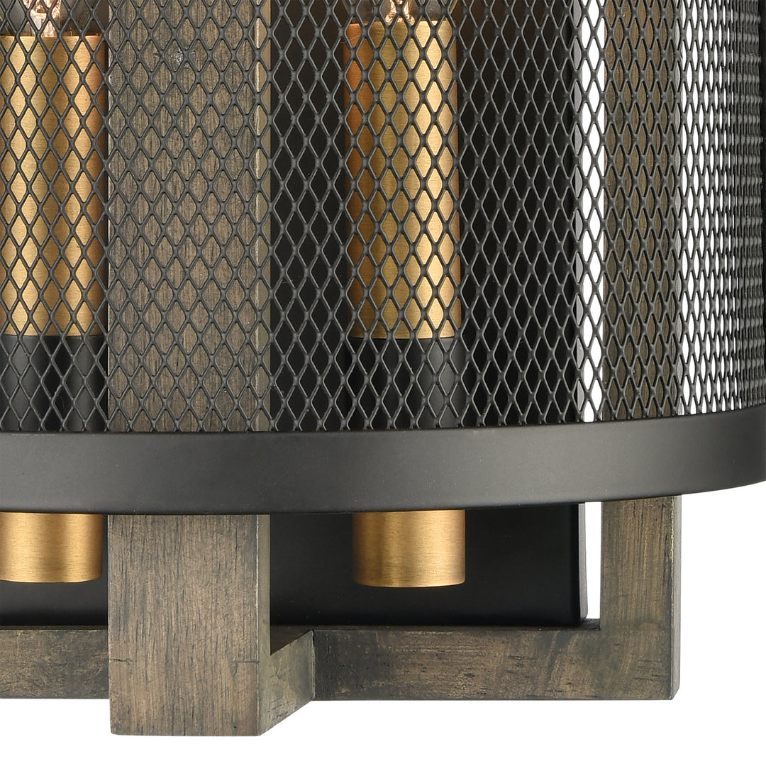 Elk Woodbridge 16541/2 Wall Sconce Light - Matte Black