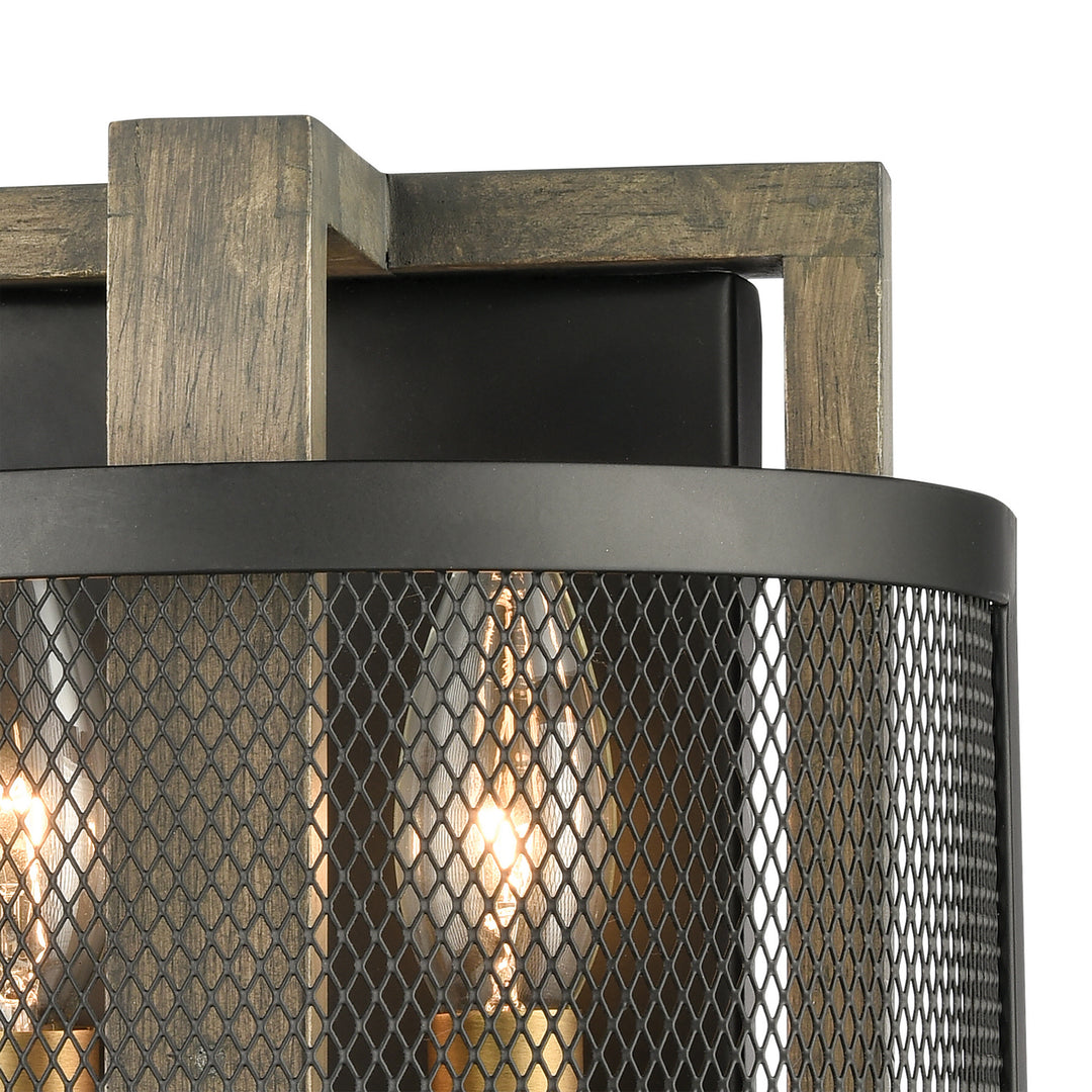 Elk Woodbridge 16541/2 Wall Sconce Light - Matte Black