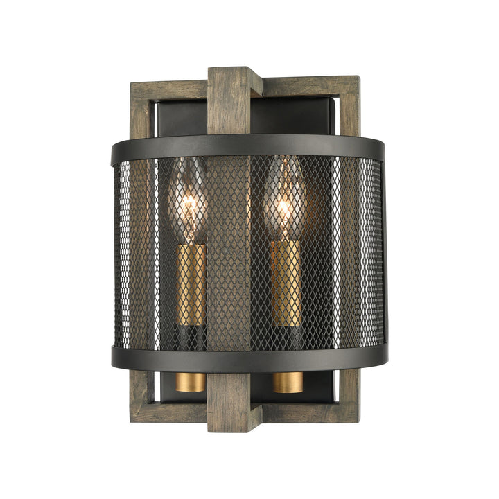 Elk Woodbridge 16541/2 Wall Sconce Light - Matte Black