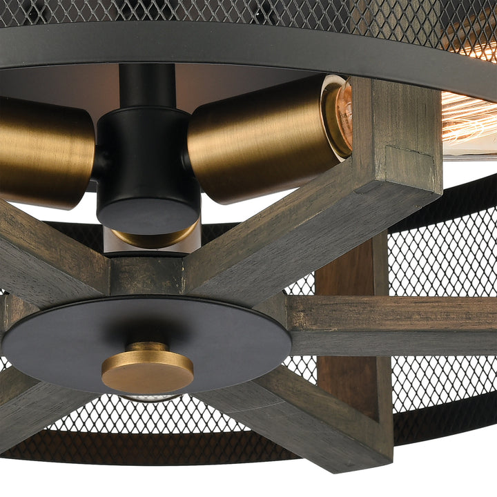 Elk Woodbridge 16545/3 Ceiling Light - Matte Black