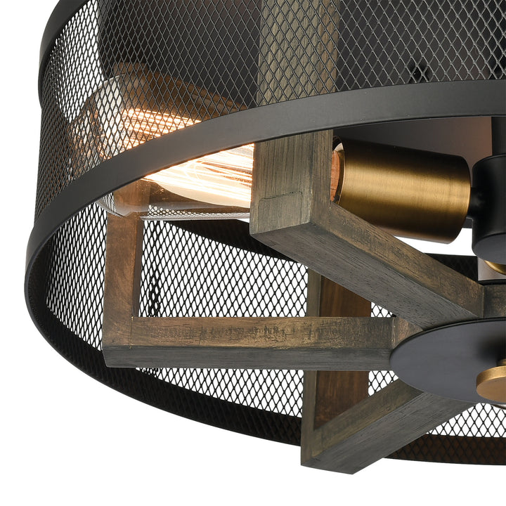 Elk Woodbridge 16545/3 Ceiling Light - Matte Black