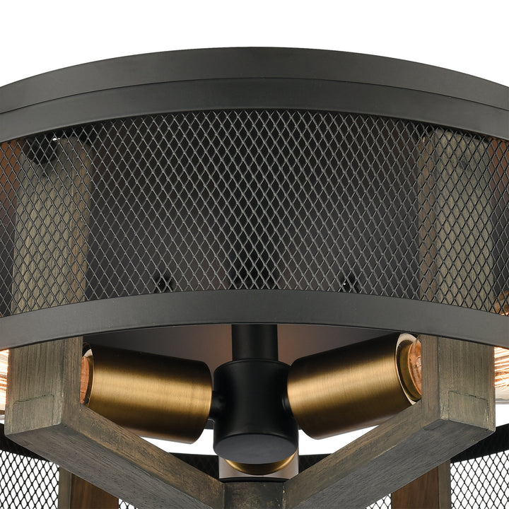 Elk Woodbridge 16545/3 Ceiling Light - Matte Black