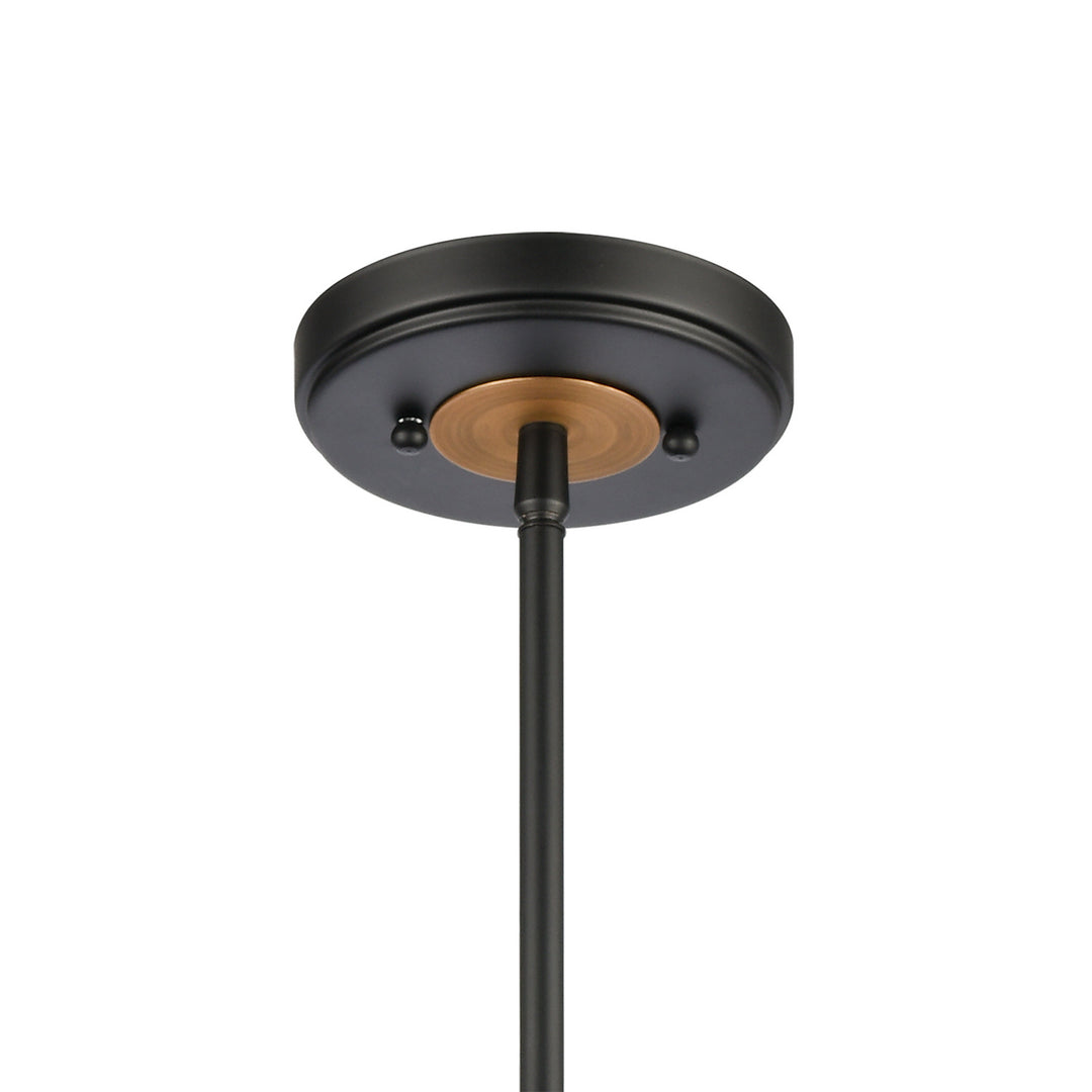 Elk Woodbridge 16546/1 Pendant Light - Matte Black