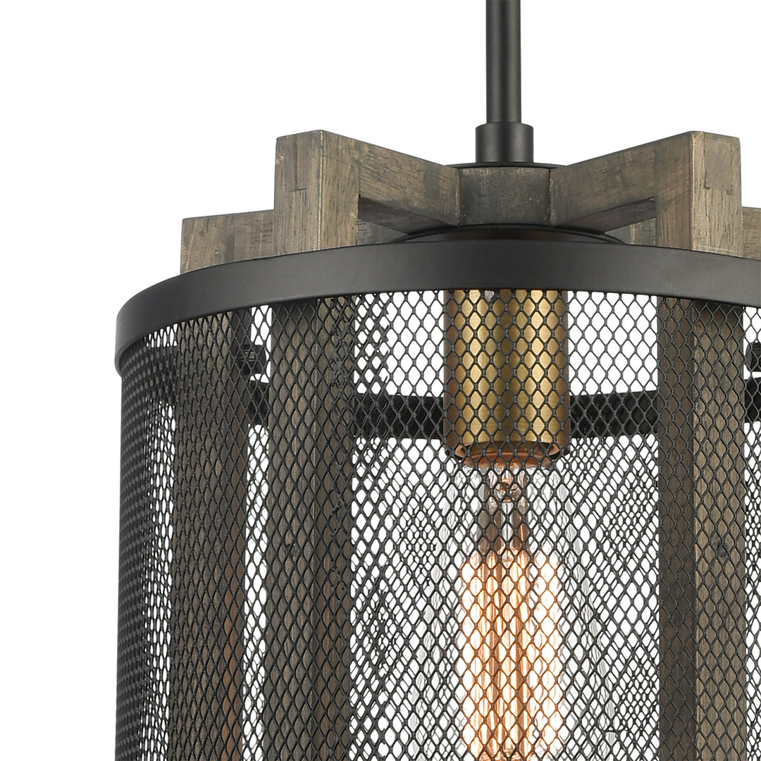 Elk Woodbridge 16546/1 Pendant Light - Matte Black