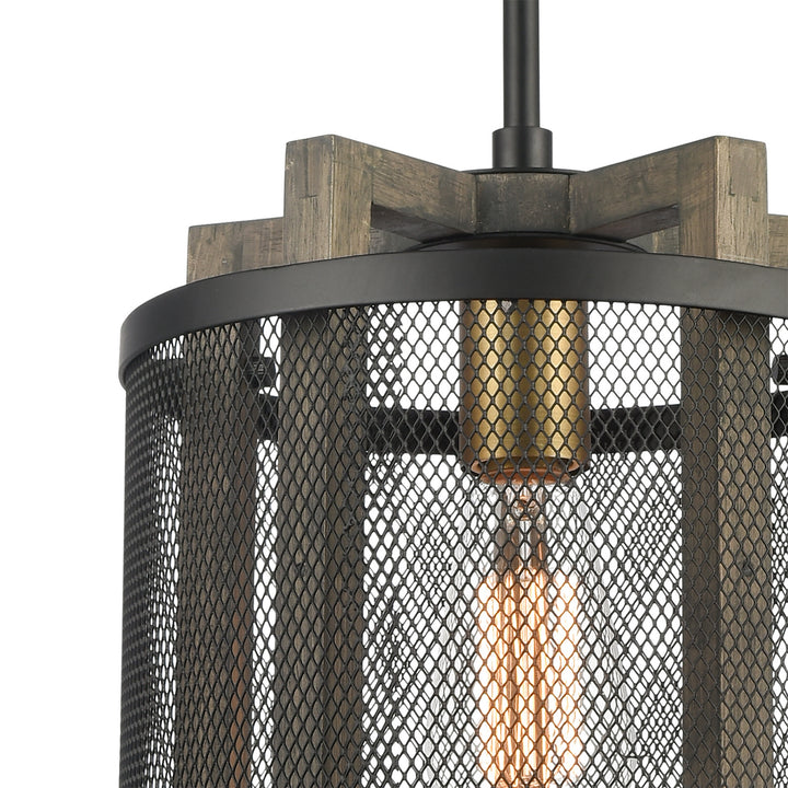 Elk Woodbridge 16546/1 Pendant Light - Matte Black