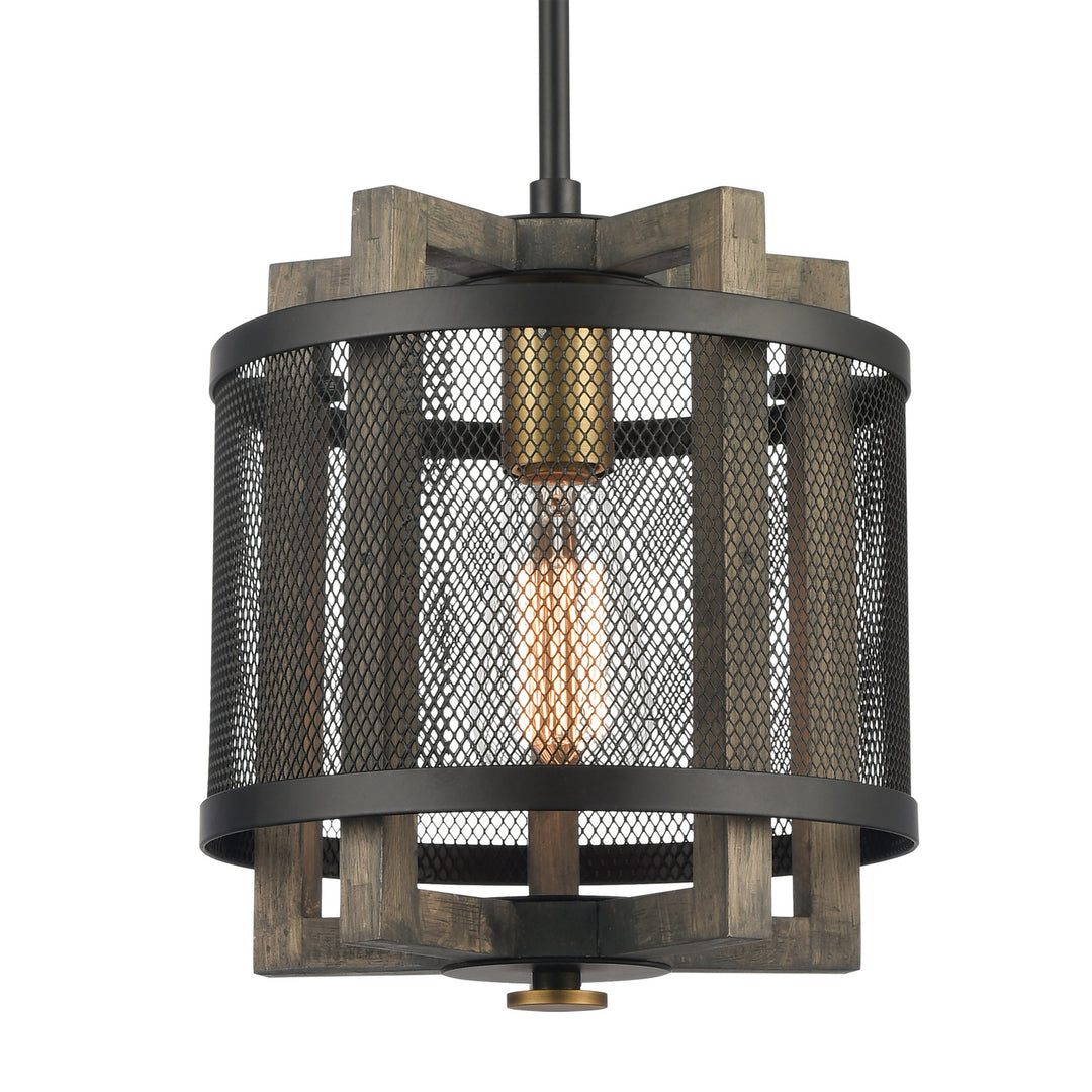 Elk Woodbridge 16546/1 Pendant Light - Matte Black